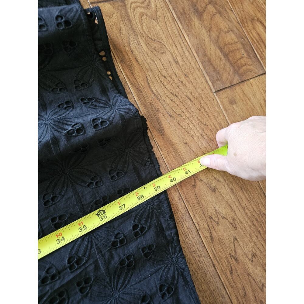 ANN TAYLOR Black Lace Strap Eyelet Flare Dress Women's Size 4 NWT - Picture 8 of 9